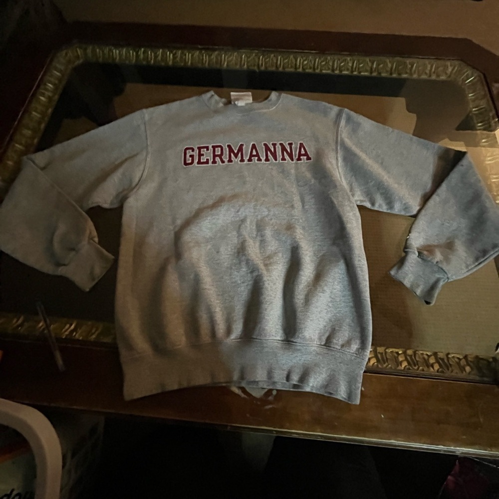 Germanna Men's Gray Crewneck Sweater